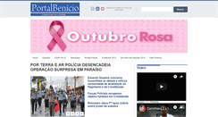 Desktop Screenshot of portalbenicio.com.br