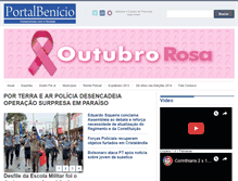 Tablet Screenshot of portalbenicio.com.br
